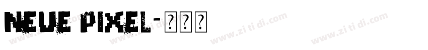 Neue Pixel字体转换